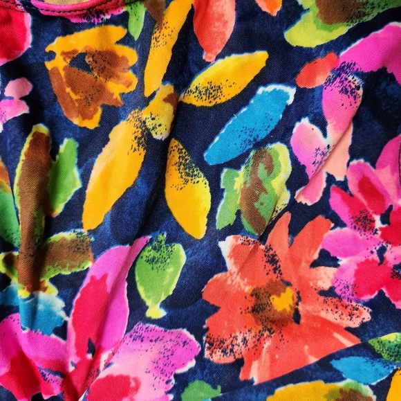 Sea Queen-NWOT Vintage One Piece floral Swimwear - Picture 3 of 4